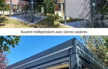 AUVENT INDEPENDANT AVEC STORES SOLAIRES