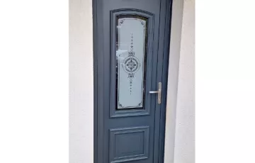 Porte d’entrée Aluminium - modèle classique RAL 7016