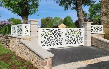 ABP - PORTAIL ET CLOTURE CETAL - TOLE EKLA BLANC