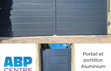 Portail et portillon aluminium modèle MEGA de CETAL