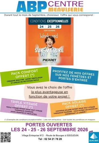 PORTES OUVERTES LES 24 - 25 - 26 SEPTEMBRE 2026 !!!!